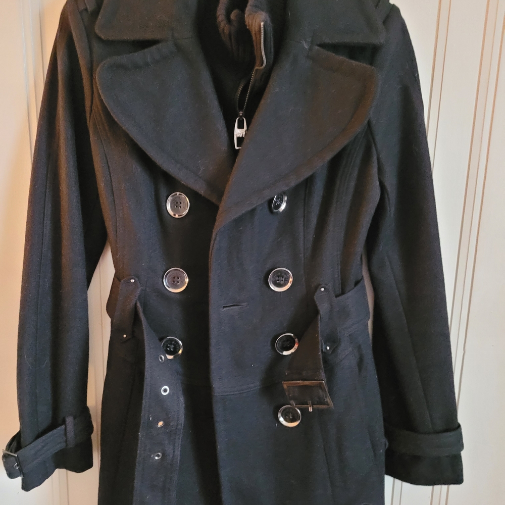 Miss Sixty Black Textured Outerwear